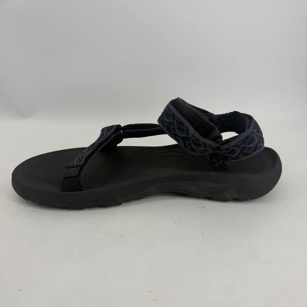 Teva Sandals Mens Size 13 Black Blue Hiking Sport Strap Shoes 1093379 FU1123L